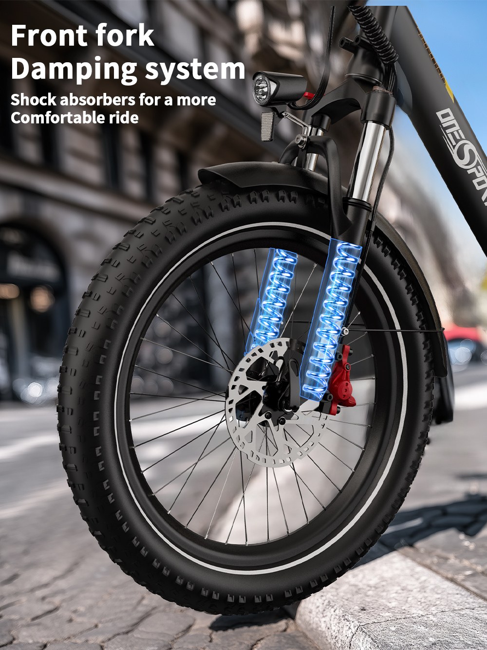 ONESPORT OT30 Pro Elektromos Teherszállító Tricikli, 500 W-os Motor, 48 V 18 Ah Akkumulátor, 20*3 hüvelykes Gumiabroncsok, 25 km/h Max. Sebesség, 90 km Hatótávolság, Hidraulikus Tárcsafékek, Lengéscsillapító Első Villa, Shimano 7 Sebességváltó, 180 kg Max. Terhelhetőség - Fekete