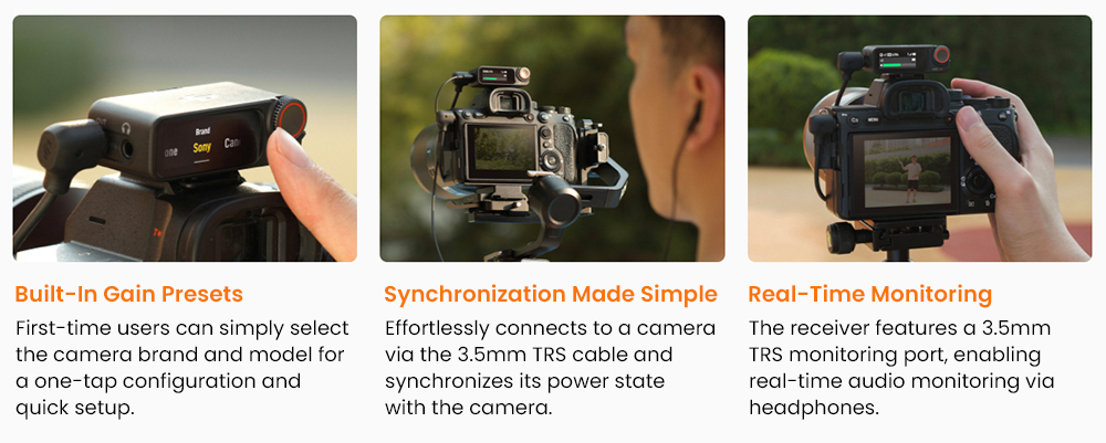 Refurbished DJI Mic 2 Wireless Lavalier Microphone (1TX+1RX), 32-bit Float Recording, 250m Stable Transmission, Intelligent Noise Cancellation, 8GB Internal Storage, Pro Audio for Camera & Smartphone