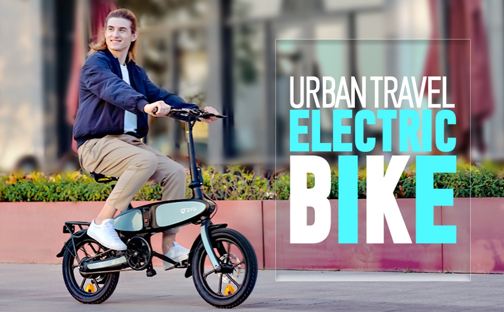 DYU C2 Klapp-E-Bike, 250W Motor, 48V 7,5Ah Batterie, max. 25 km/h, 50 km Reichweite, 16 Zoll