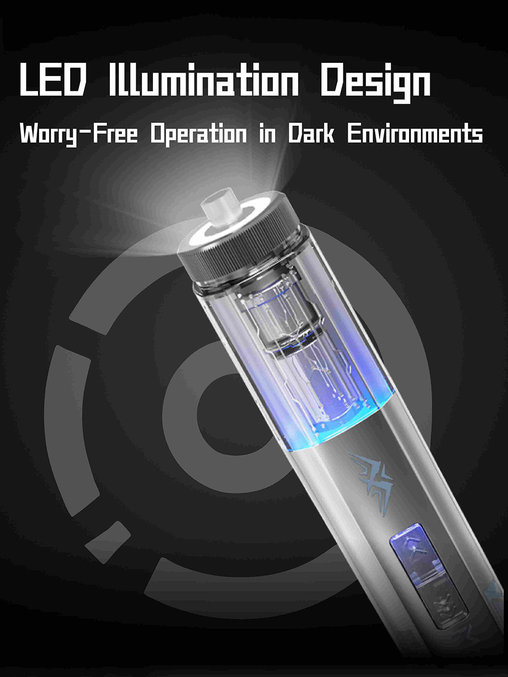 MECHTRON TL-I007S 4V Cyber Screwdriver, 5N·m Electric Torque & 8N·m Manual Torque, 270RPM Speed, 1500mAh Li-ion Battery, Type-C Fast Charging, LED Light, Magnetic Bit Design, Precision Repair Tool