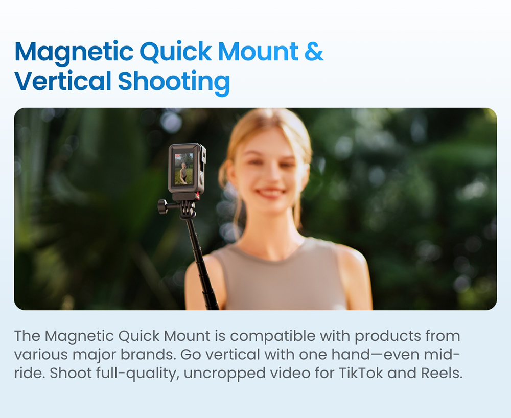 Xtra Edge 4K Action Camera, 1/1.3