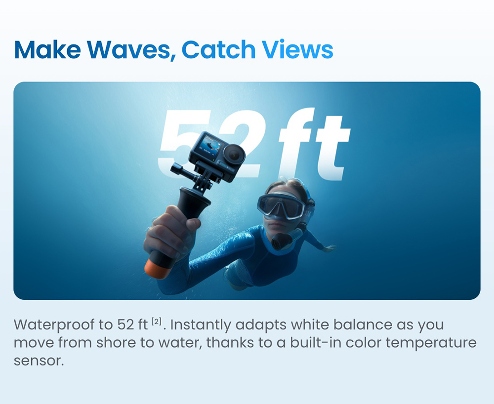 Xtra Edge 4K Action Camera, 1/1.3