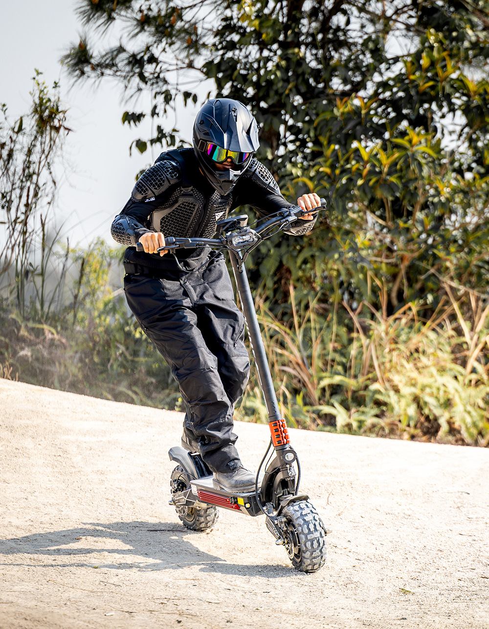 YUME Raptor Electric Scooter, 6000W Dual Motor, 60V 30Ah Battery, 80km/h Speed, 96km Range, 11"×3.95" All-terrain Tires, Dual Hydraulic Brakes, Full Suspension, 150kg Max Load, NFC Unlock