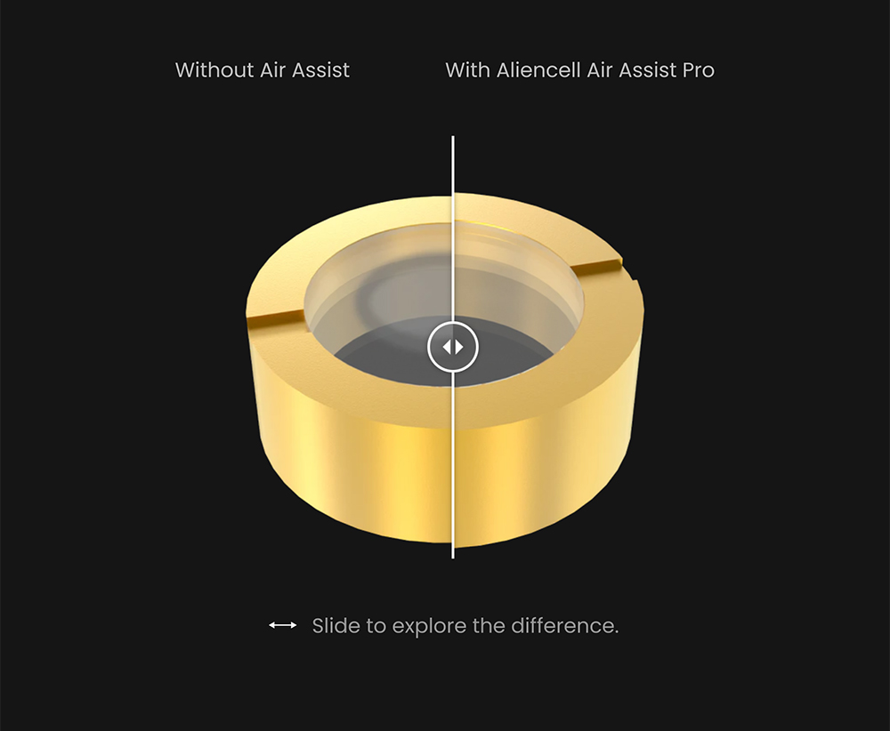 Aliencell Air Assist Pro, High-Pressure 14.5 psi, 40 L/min Airflow, Quiet 55 dB, Durable Metal Piston, 3 Adjustable Gears