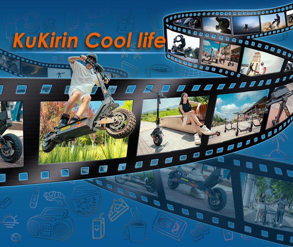 KuKirin G2(VMP) Trottinette électrique, moteur 500W, batterie 48V 15.6Ah, vitesse maximale 25 km/h, autonomie 65 km, pneus sans chambre à air de 10 pouces, freins à disque doubles, 20 ° Escalade, étanche IPX4, charge maximale de 120 kg