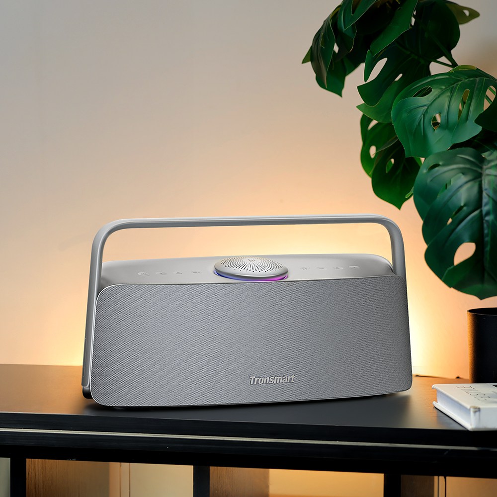 Tronsmart Fiitune X30 otthoni audio hangszóró, 80 W-os térbeli hangzás, nagy felbontású LDAC vezeték nélküli hangzás, 2.2.1 akusztikus rendszer, 40 kHz-es hangtartomány, Bluetooth 5.3, IPX6 vízállóság, 14 órás lejátszási idő