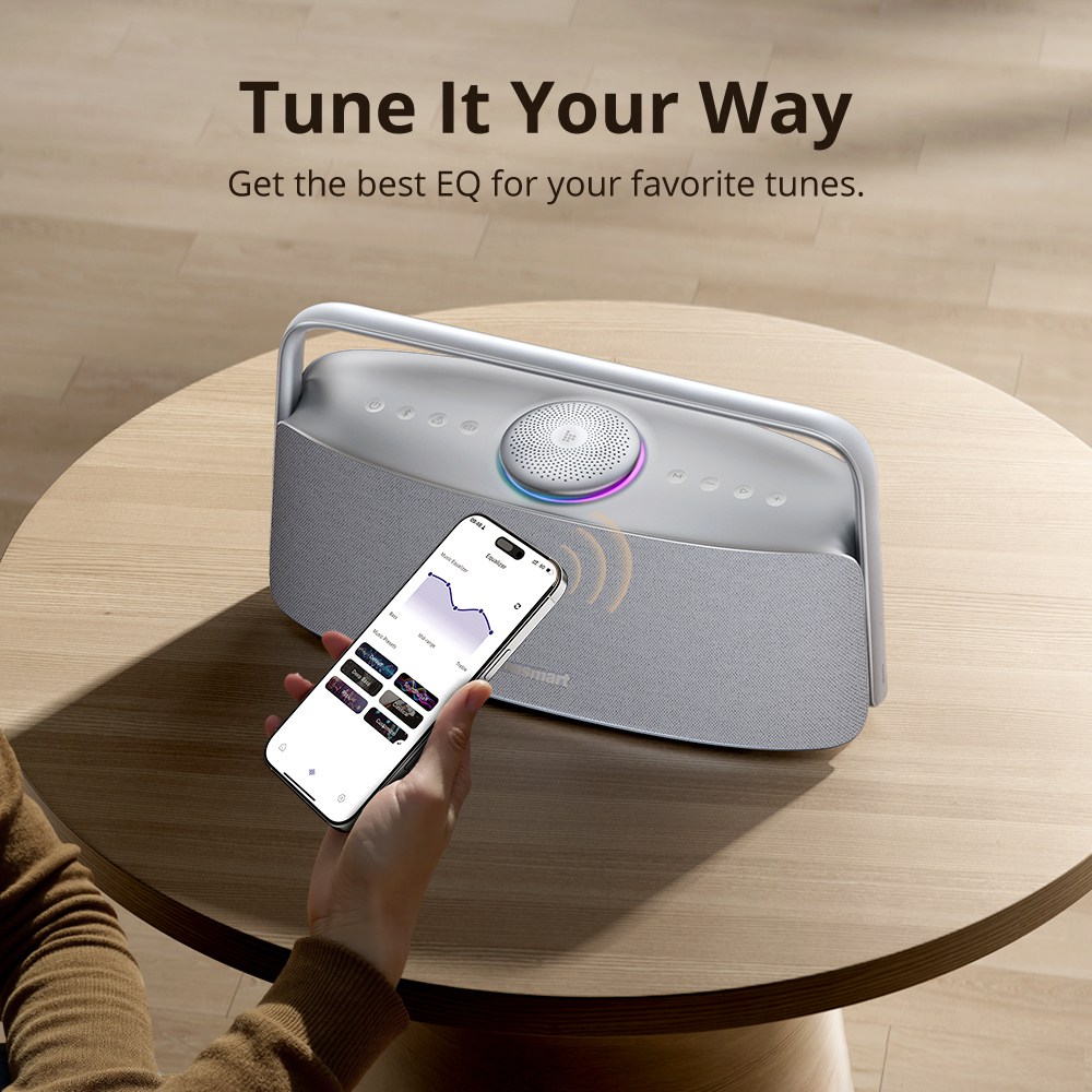 Tronsmart Fiitune X30 otthoni audio hangszóró, 80 W-os térbeli hangzás, nagy felbontású LDAC vezeték nélküli hangzás, 2.2.1 akusztikus rendszer, 40 kHz-es hangtartomány, Bluetooth 5.3, IPX6 vízállóság, 14 órás lejátszási idő