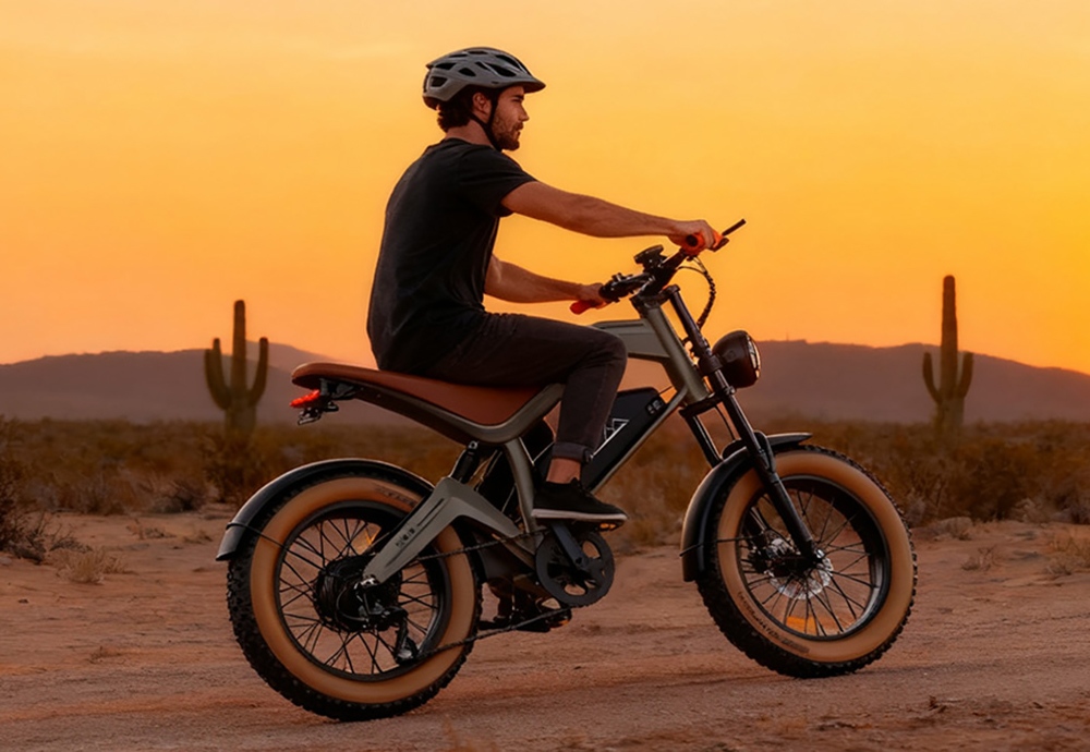 ZONVEER M20 Electric Bike, 1500W Peak (750W Rated) Geared Hub Motor, 48V 18.2Ah Battery, 55km/h Max Speed, 100km Range, Full Suspension, 20