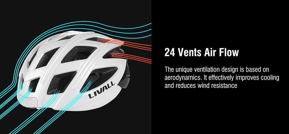 LIVALL BH60SE Neo Smart Helmet, Fall Detection & SOS Alert, Auto Brake Warning, Auto On/Off, Handlebar Remote, PTT Walkie-Talkie, 24 Air Vents - White