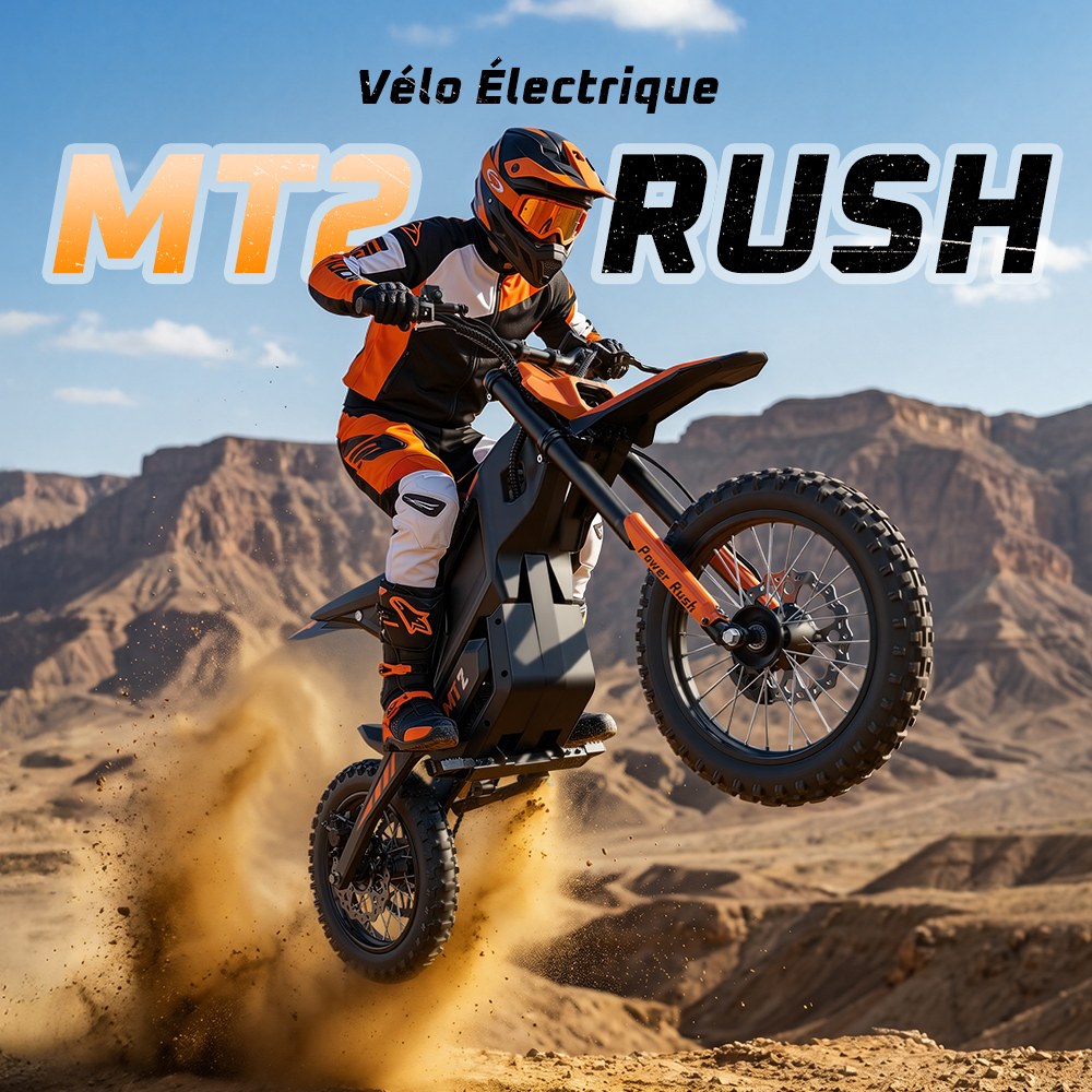 MT2 Moto Électrique, Puissance de Pointe 3000W, Batterie Amovible 48V 22,5Ah, Couple de 220Nm, Vitesse Max. 60km/h, Autonomie Jusqu'à 72km, Freins à Disque Hydrauliques, Suspension Hydraulique, Déverrouillage NFC - Orange