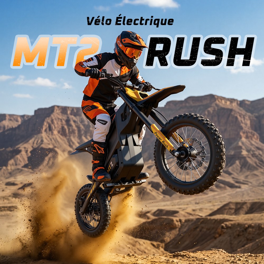 MT2 Moto Électrique, Puissance de Pointe 3000W, Batterie Amovible 48V 22,5Ah, Couple de 220Nm, Vitesse Max. 60km/h, Autonomie Jusqu'à 72km, Freins à Disque Hydrauliques, Suspension Hydraulique, Déverrouillage NFC - Jaune