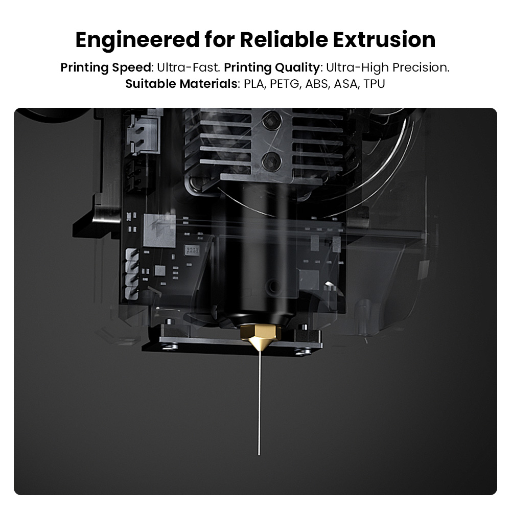 LONGER LK10 Plus 3D Printer, 500mm/s High Speed, 0.1mm Accuracy, 320×320×400mm Build Volume, Full Auto Leveling, 4.3-inch Touchscreen, Dual Z-Axis, 300°C Hotend, WiFi/LAN/USB Connectivity, High-Flow Direct Drive