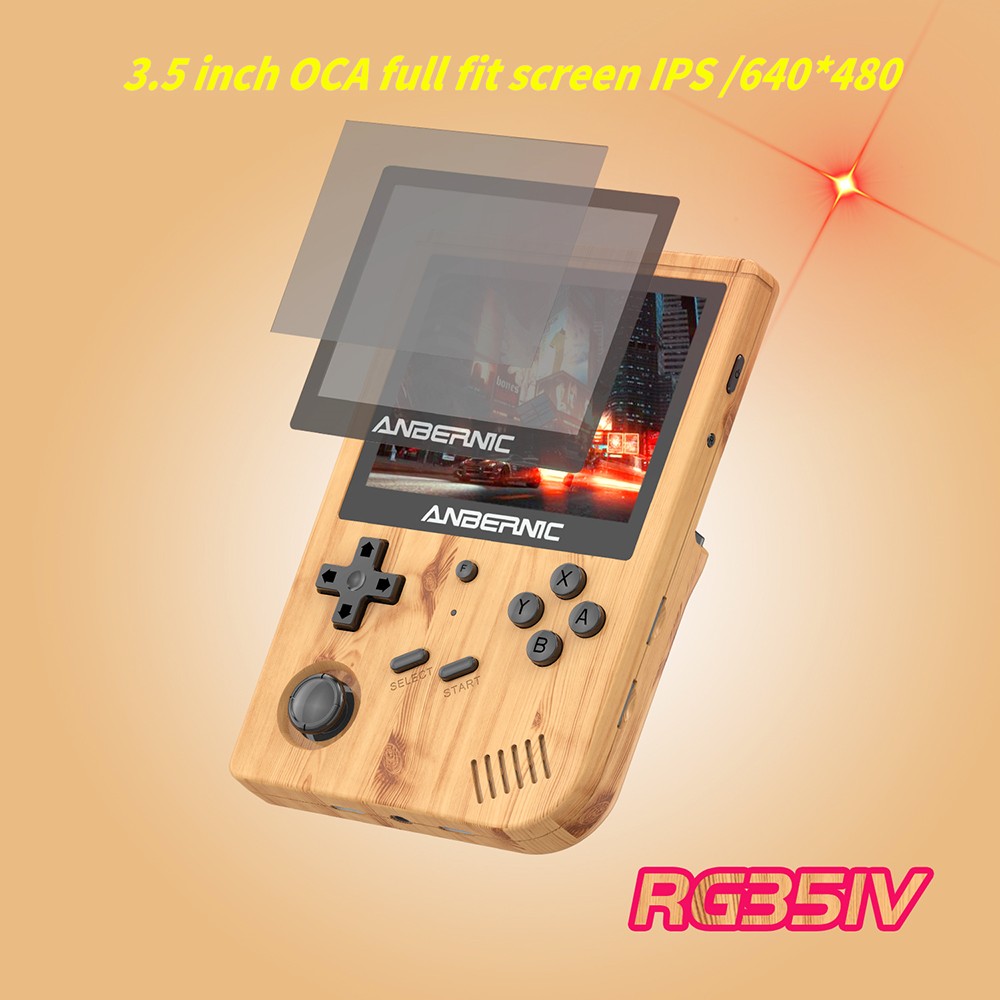 ANBERNIC RG351V Retro Handheld Game Console, RK3326 Quad-Core 1.5GHz Processor, 3.5