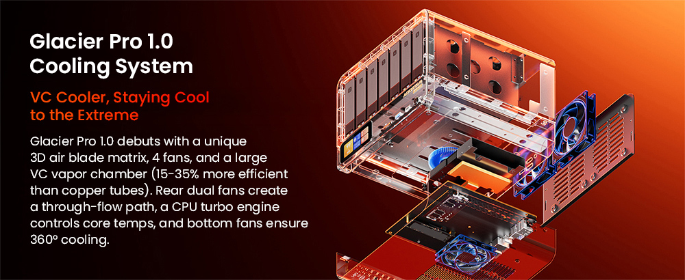 AOOSTAR WTR MAX NAS Mini PC Barebone (No RAM No SSD), Intel Core i5-1235U 10 Core Max 4.4GHz, 11-Bay Storage (6×3.5