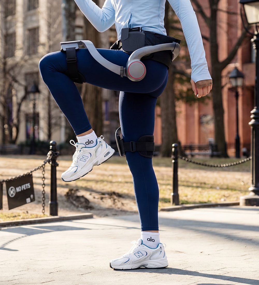 AstroShell Alpha 1 Leg Exoskeleton, 1000W Peak Power, 2ms Response Time, Aerospace Magnesium Alloy Frame, Dual Hot-Swap Batteries, 24km Range, 8H Runtime, 15-Second Quick Wear, IP54 Water Resistant