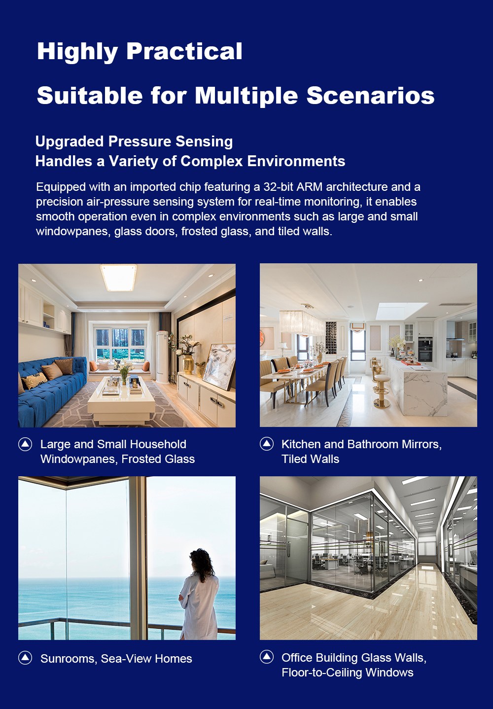 Liectroux G8 Window Cleaning Robot, 3000Pa Suction, 55N Downforce, Dry & Wet Mop, 3-in-1 Spray, Wipe & Squeegee Cleaning, 120mL Water Tank, App & Remote Control, 2-Way Water Spray, Bionic Edge & Corner Cleaning