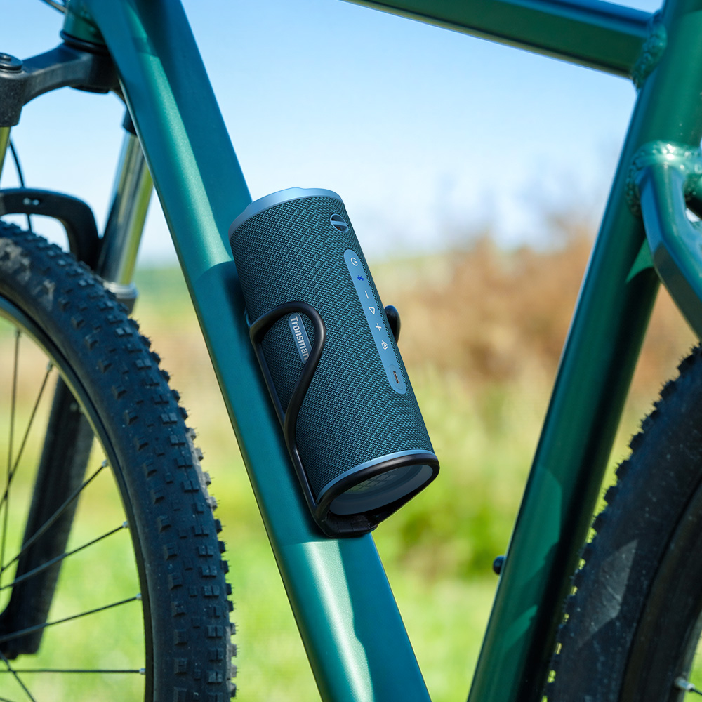 Tronsmart Mirtune C3 Plus Portable Outdoor Speaker, 50W Stereo Sound, Bluetooth 6.0, IPX7 Waterproof, Auracast™ Multi-Speaker Sync, Up to 12H Playtime, USB-C Charging - Black