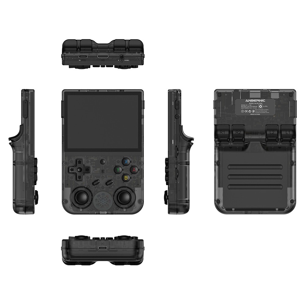 ANBERNIC RG353V Portable Retro Game Console, Android + Linux Dual OS, RK3566 Chip, 3.5