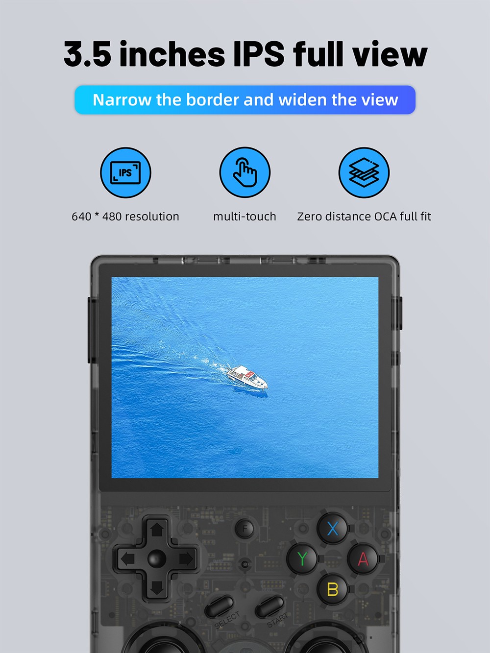 ANBERNIC RG353V Portable Retro Game Console, Android + Linux Dual OS, RK3566 Chip, 3.5