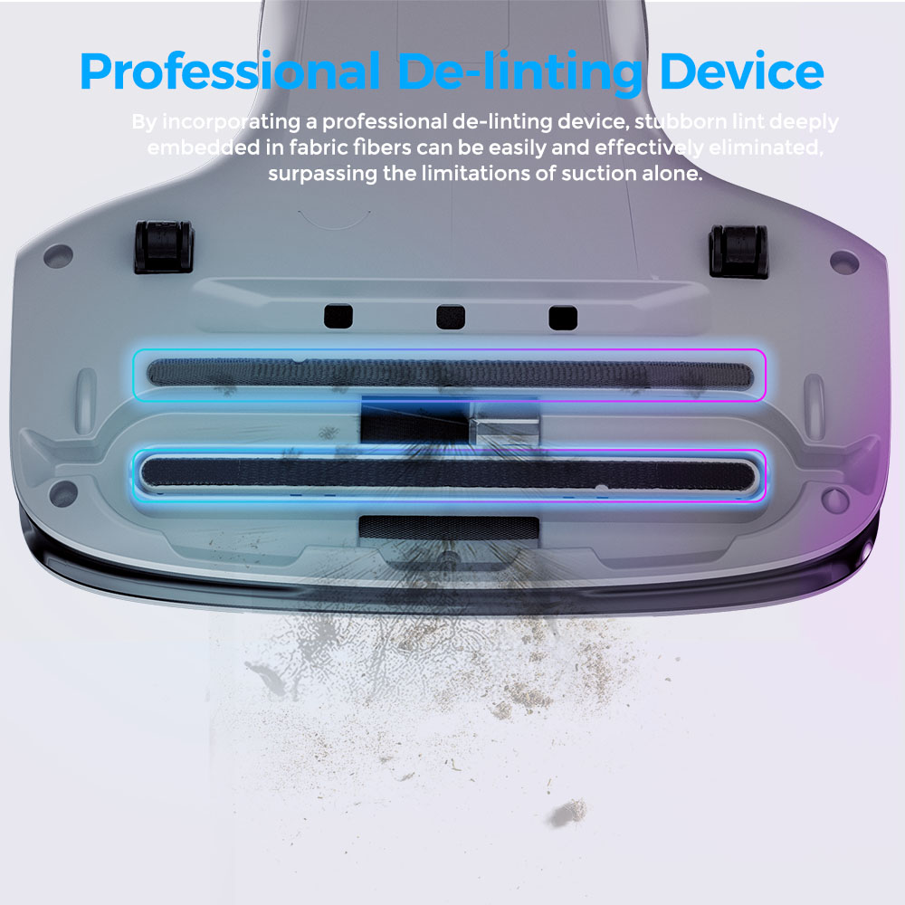 JIGOO S100 Cordless Mattress Vacuum Cleaner, Dual-Cup Filtration, 10000Pa Suction, 150W Brushless Motor, 80,000/min Tapping, UV-C & 55°C Hot Air Sterilisation