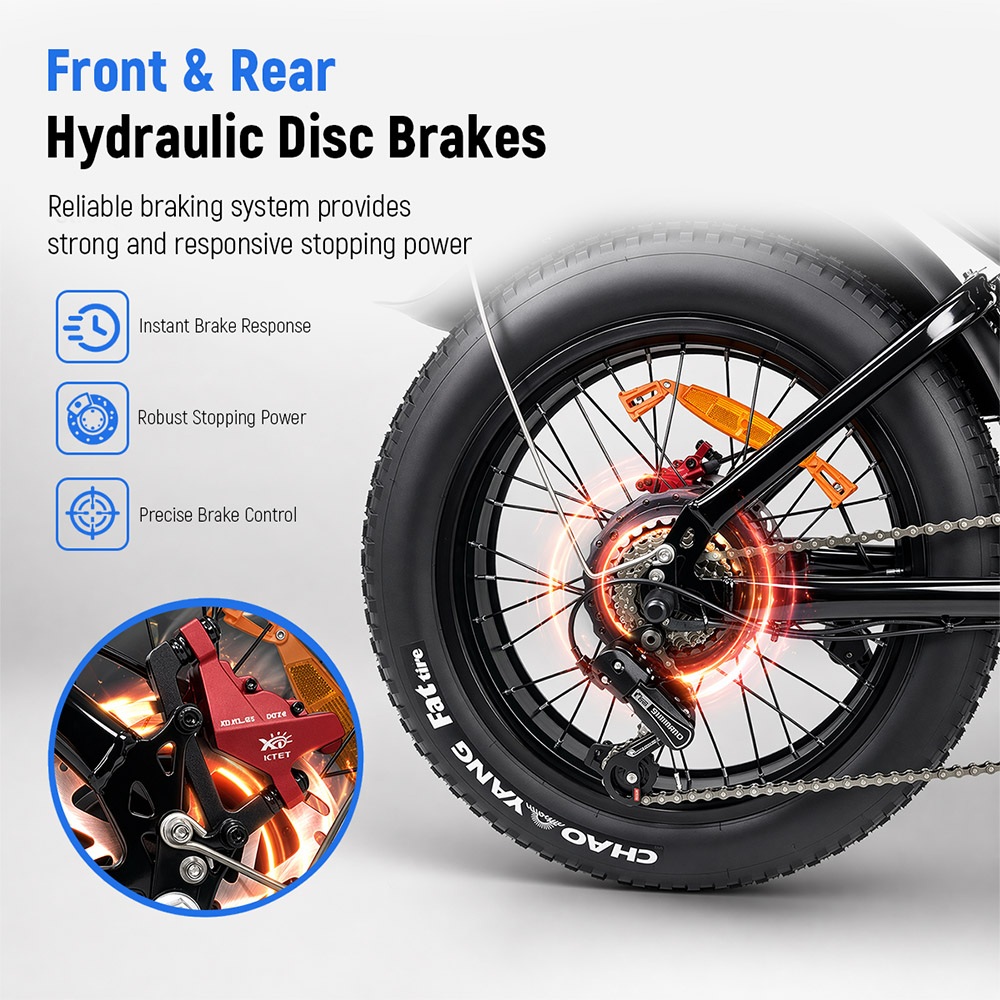 LOOKROAD L20 Elektrofahrrad, 1500-W-Motor, herausnehmbarer 48-V-20-Ah-Akku, 55 km/h Höchstgeschwindigkeit, 130 km Reichweite, 20-Zoll-Fatbike-Reifen, Shimano 7-Gang-Schaltung, Dual-Federung, hydraulische Scheibenbremsen, LCD-Display, Retro-Design