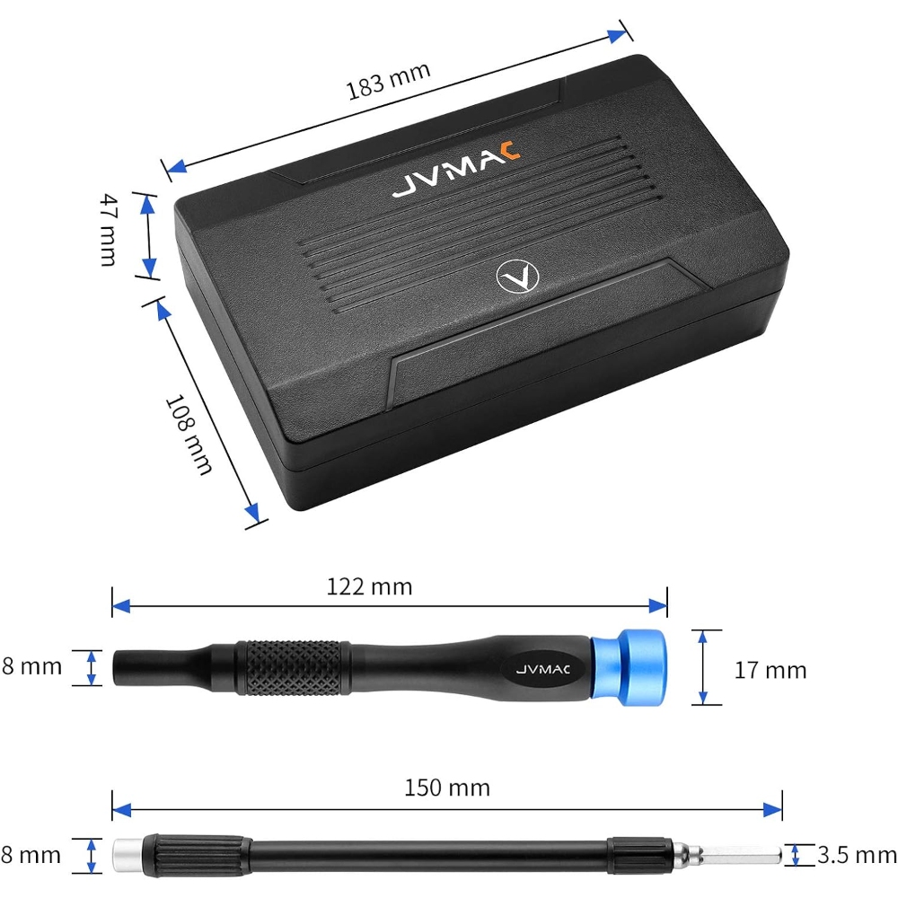 JVMAC V6 Plus 76-in-1 Precision Screwdriver Set