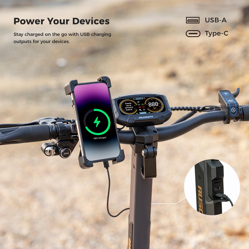 Ausom L2 Max Dual Motor 48V 20.8Ah E-Scooter-EU-Plug
