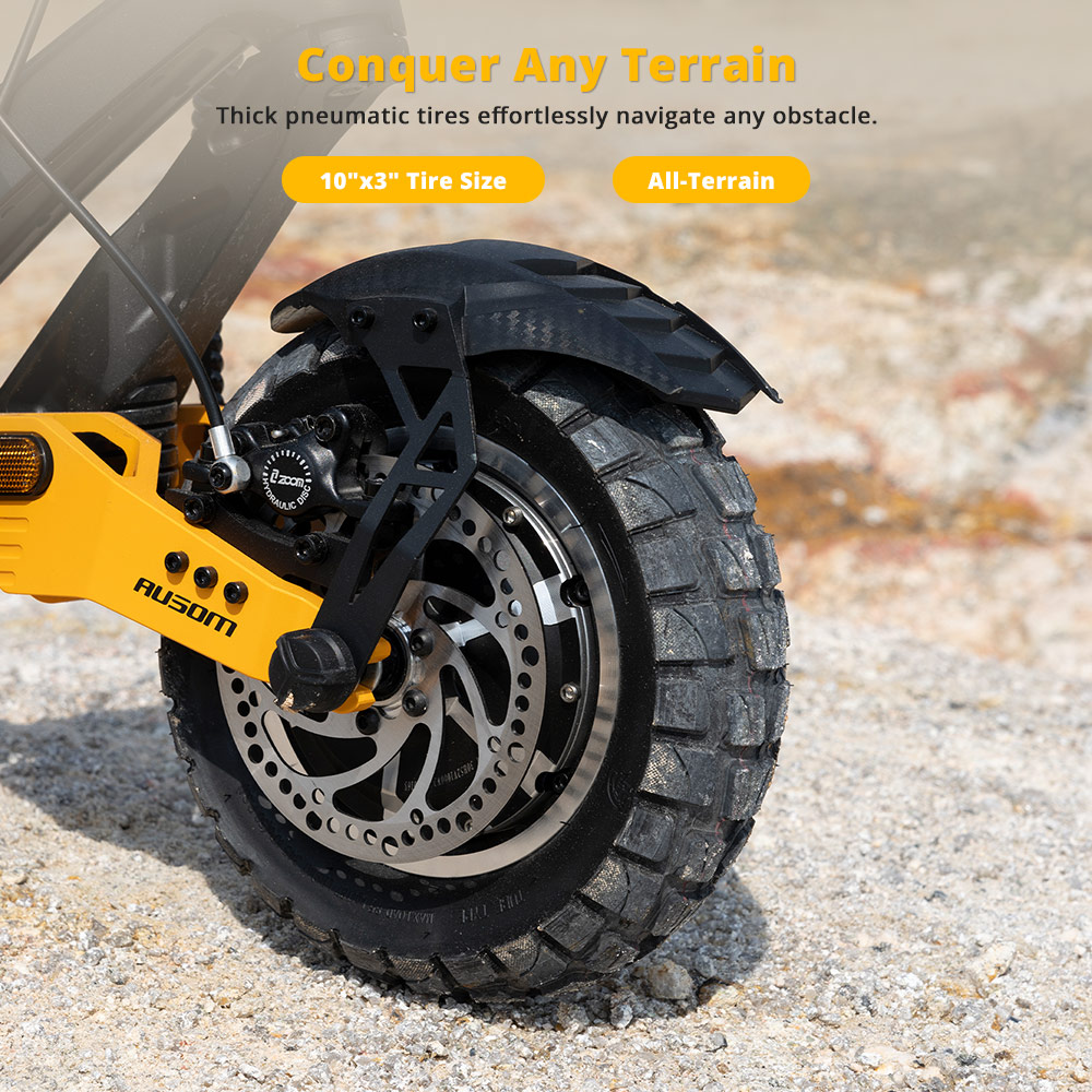 Refurbished Ausom Leopard DT1 Pro Electric Scooter, 52V 2*1000W with 60KMH Speed, 75-KM Range