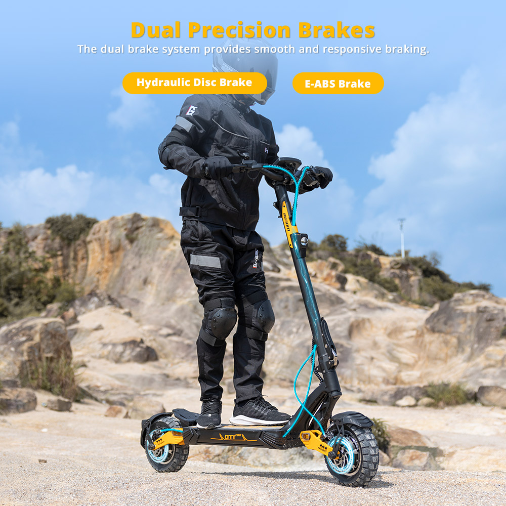 Refurbished Ausom Leopard DT1 Pro Electric Scooter, 52V 2*1000W with 60KMH Speed, 75-KM Range
