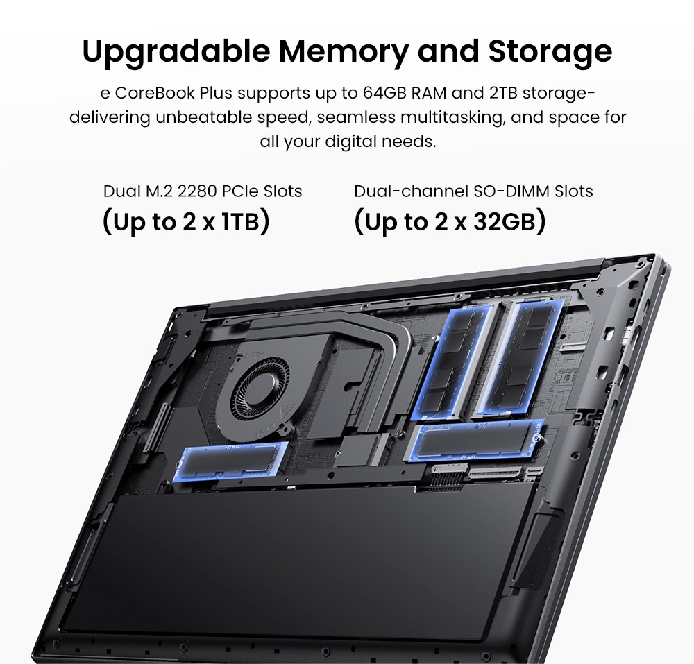 CHUWI CoreBook Plus Laptop, 16 inch 1920x1200 IPS Screen, AMD Ryzen 5 7430U 6 Cores Max 4.3GHz, 16GB RAM 512GB SSD, WiFi 6 Bluetooth 5.2, 2*Full-featured Type-C, 2*USB3.2, 1*USB2.0, 1*TF Card Slot, 1*HDMI, 1*RJ45, 1*Audio