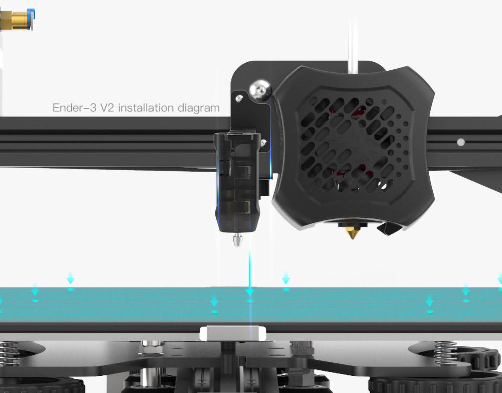 Creality CR Touch Auto Leveling Standard Kit for Most FDM 3D Printers, Electromagnetic Components + Photoelectric Sensor