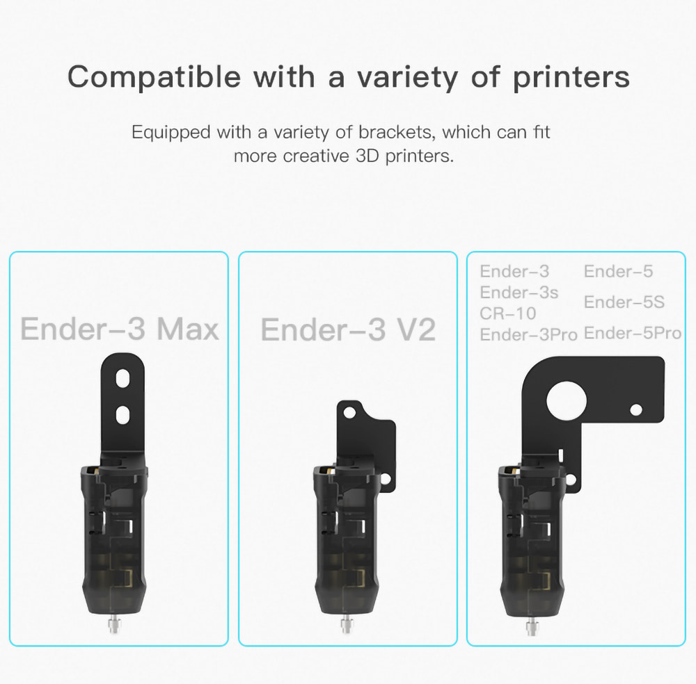 Creality CR Touch Auto Leveling Standard Kit for Most FDM 3D Printers, Electromagnetic Components + Photoelectric Sensor