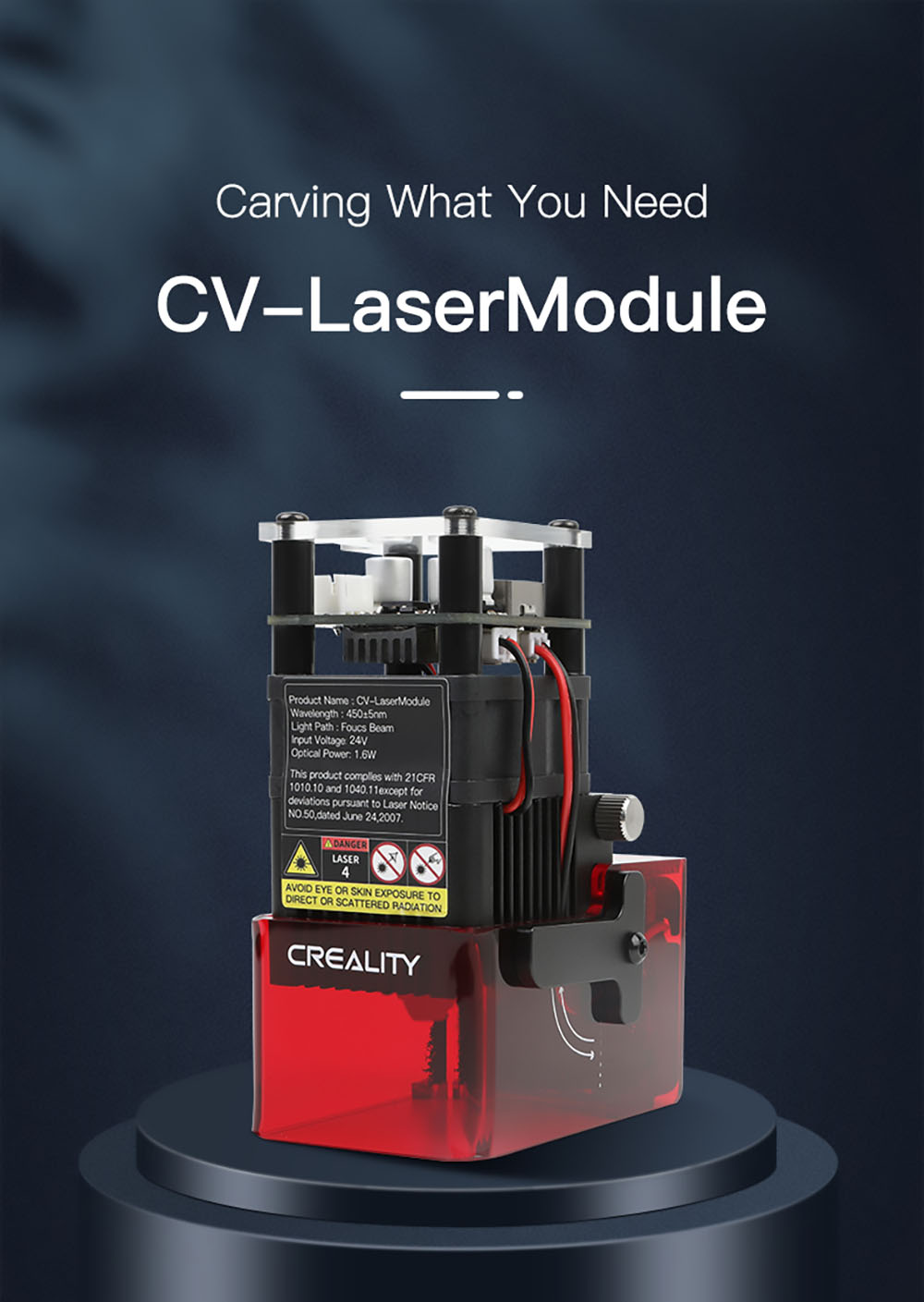 Creality Ender-3 S1/S1 Pro CV-Laser Module 24V 1.6W