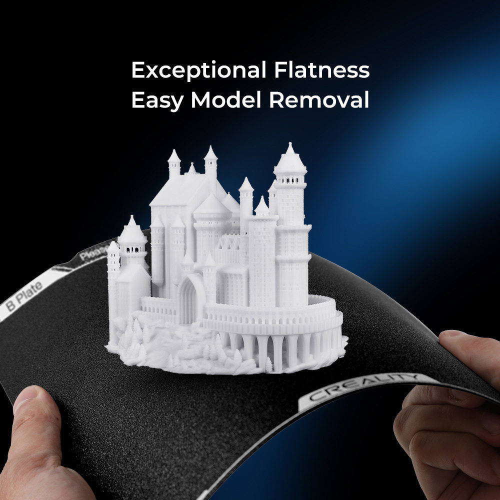 Creality K1 Max 315x310mm PEI Build Plate with Soft Magnetic Sticker