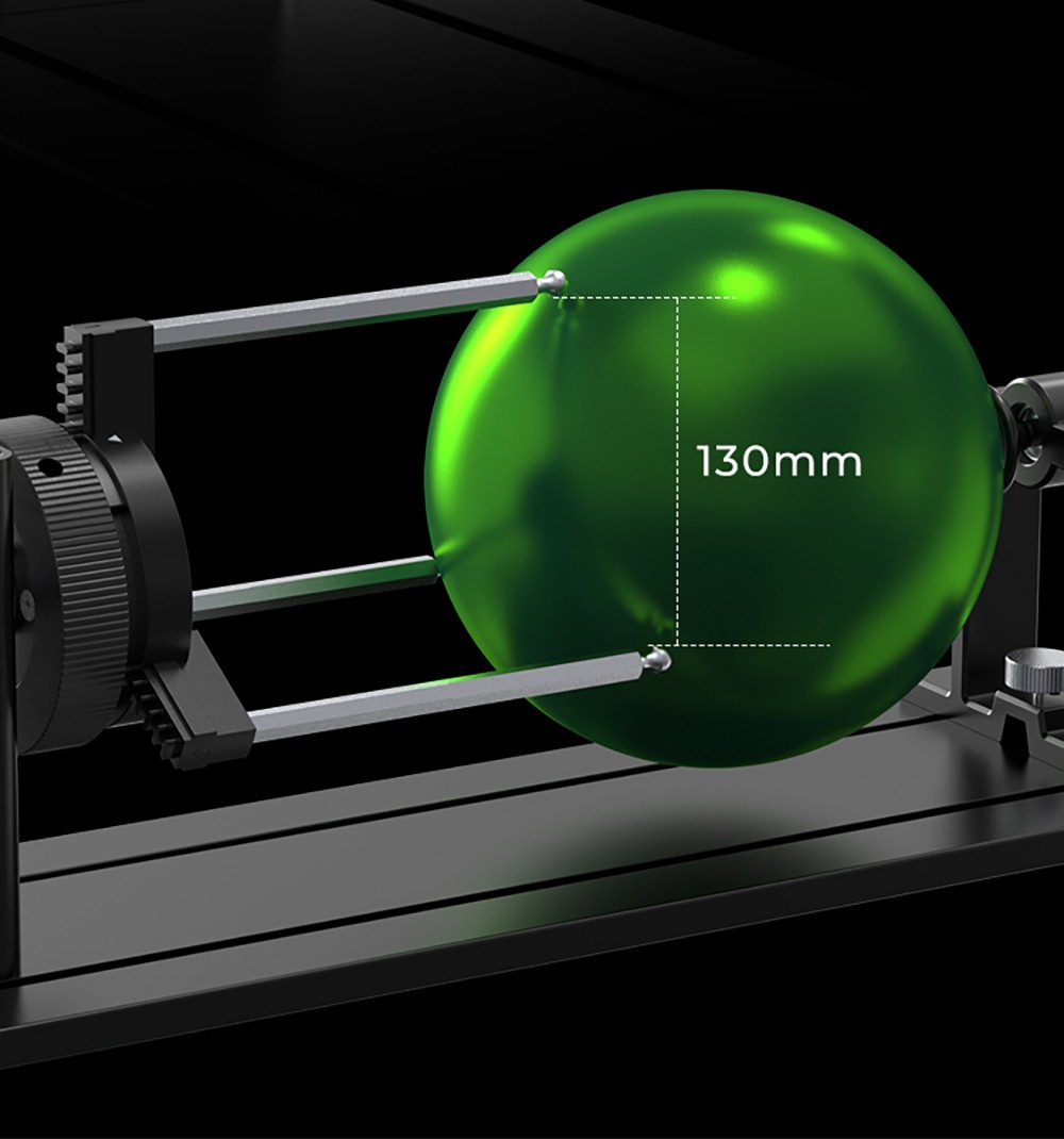 Creality Rotary Kit Pro for Curved Surface Engraving, for Creality Laser Engravers