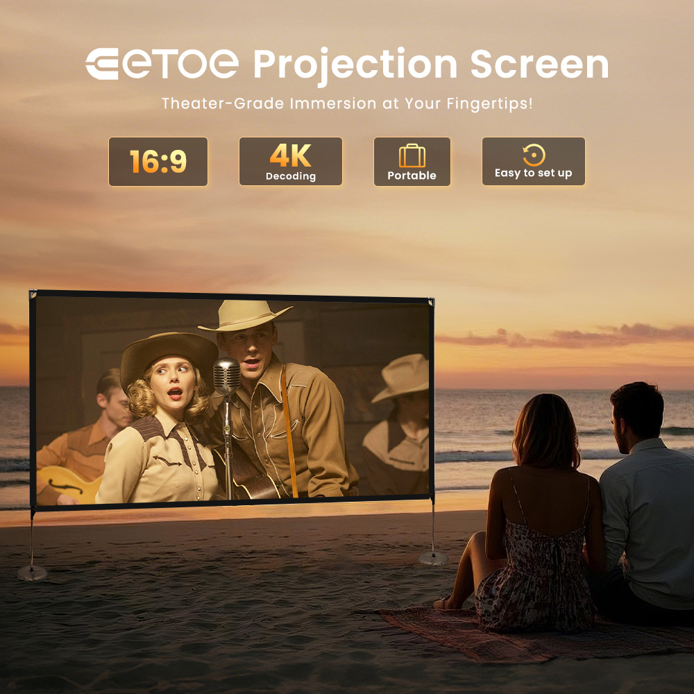 ETOE 120 inch 16:9 Outdoor Projection Screen