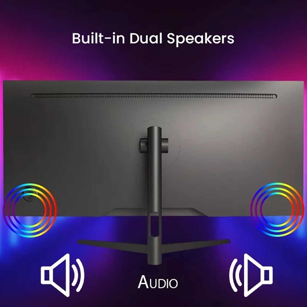 FYHXele FY29Q2H 29-inch Monitor, 2560*1080 WFHD 21:9 IPS Screen, 200Hz Refresh Rate, 1ms Response Time, 100% sRGB, 1000:1 Contrast, FreeSync & G-Sync Compatible, HDR, Game Plus, 2*DP1.4 2*HDMI 2.1 1*Audio, Dual Speakers, Tilt Adjustment & VESA Mount