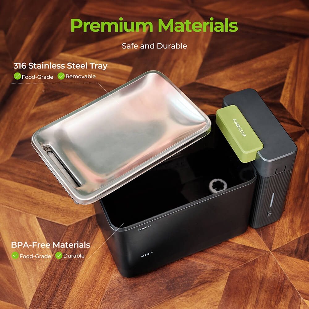 Refurbished Furbulous Cube Automatic Pet Water Dispenser 3.3L - Black
