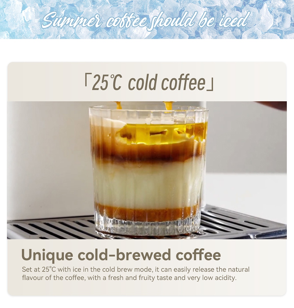 HIBREW H10Plus Espresso Coffee Machine, 20Bar Semi-Automatic Coffee Maker, Fast Heating, Temperature Control, Steam Frother for Cappuccino Latte