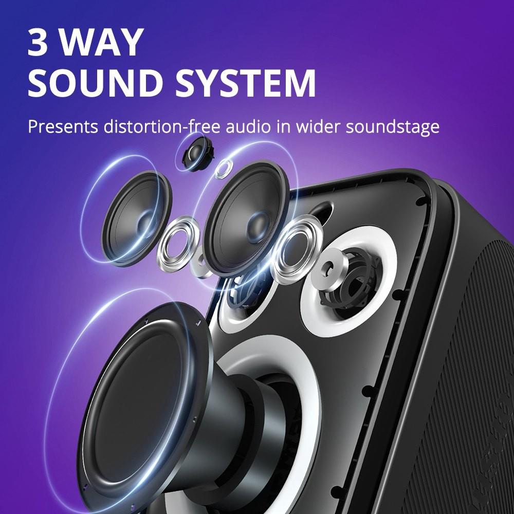 Tronsmart Halo 200 (2 Wireless mics) Black-EU Plug