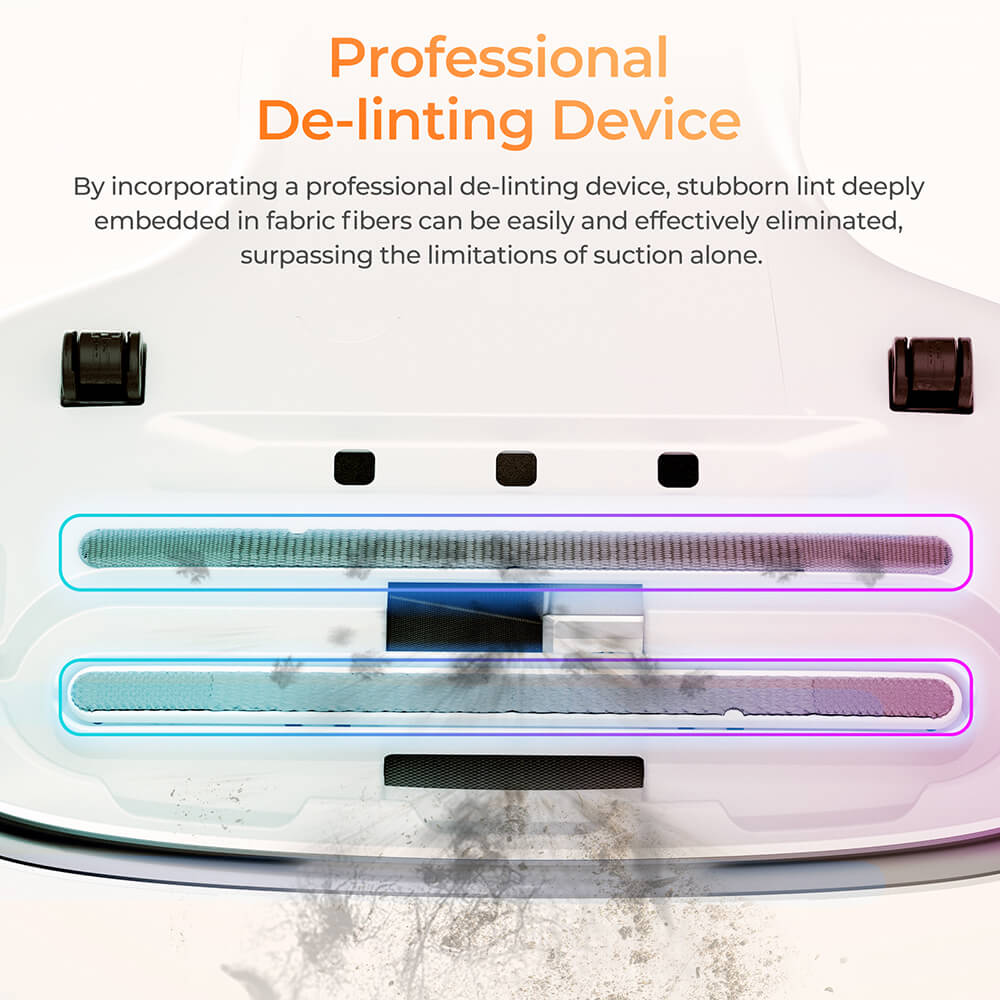 JIGOO S100 Smart Dual-Cup Mattress Vacuum Cleaner with 350W Power and 12KPa Suction