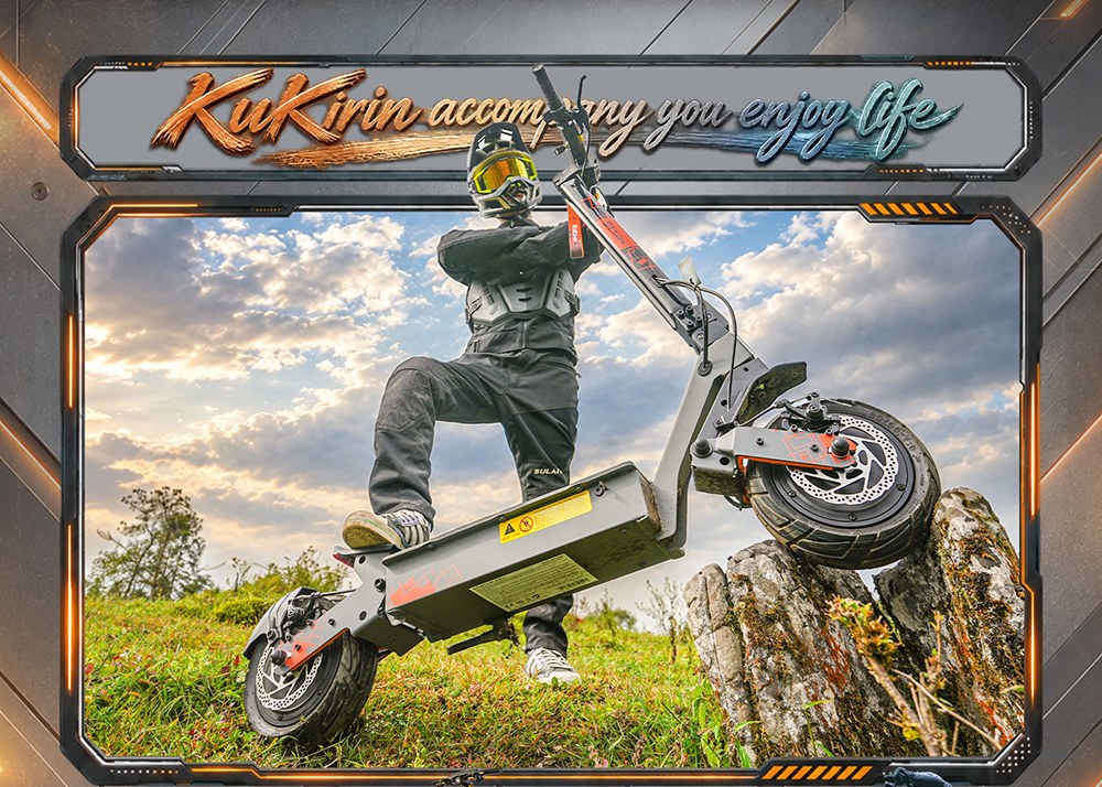 KuKirin G4 Ultra Electric Scooter, Dual 1000W Motors, 60V 20Ah 1200Wh Battery, 70km/h Max Speed, 80km Range, 11-Inch Tubeless Tires, Front & Rear Suspension, 160mm Disc Brakes, 5A Fast Charging