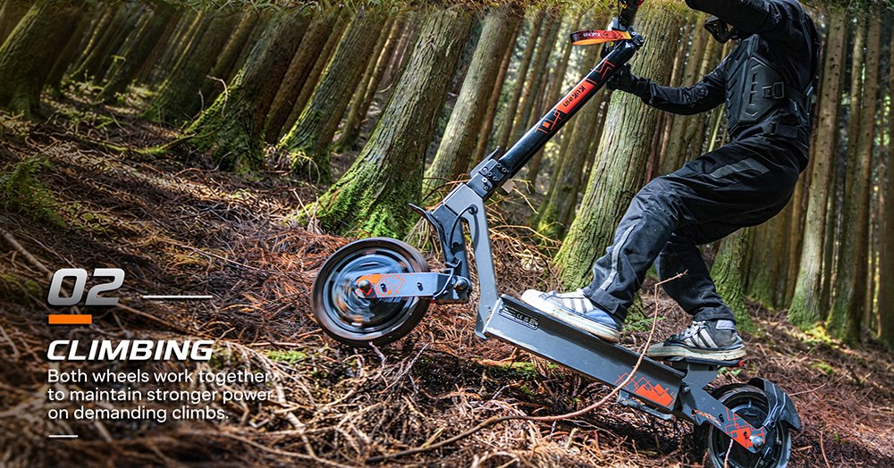 KuKirin G4 Ultra Electric Scooter, Dual 1000W Motors, 60V 20Ah 1200Wh Battery, 70km/h Max Speed, 80km Range, 11-Inch Tubeless Tires, Front & Rear Suspension, 160mm Disc Brakes, 5A Fast Charging