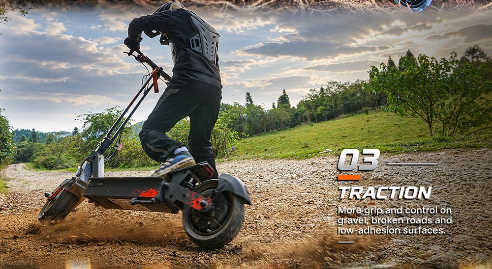 KuKirin G4 Ultra Electric Scooter, Dual 1000W Motors, 60V 20Ah 1200Wh Battery, 70km/h Max Speed, 80km Range, 11-Inch Tubeless Tires, Front & Rear Suspension, 160mm Disc Brakes, 5A Fast Charging