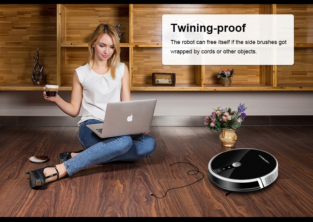 LIECTROUX C30B Robot Vacuum Cleaner 6000Pa Suction with AI Map Navigation Smart Partition WiFi App Electric Water Tank