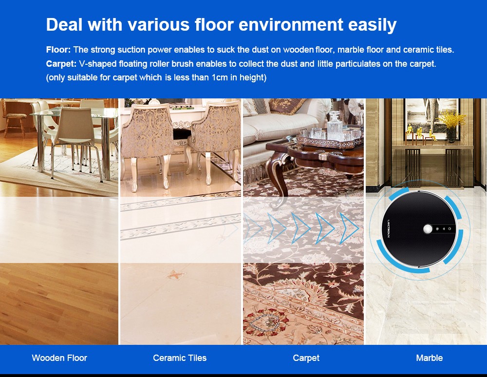 LIECTROUX C30B Robot Vacuum Cleaner 6000Pa Suction with AI Map Navigation Smart Partition WiFi App Electric Water Tank