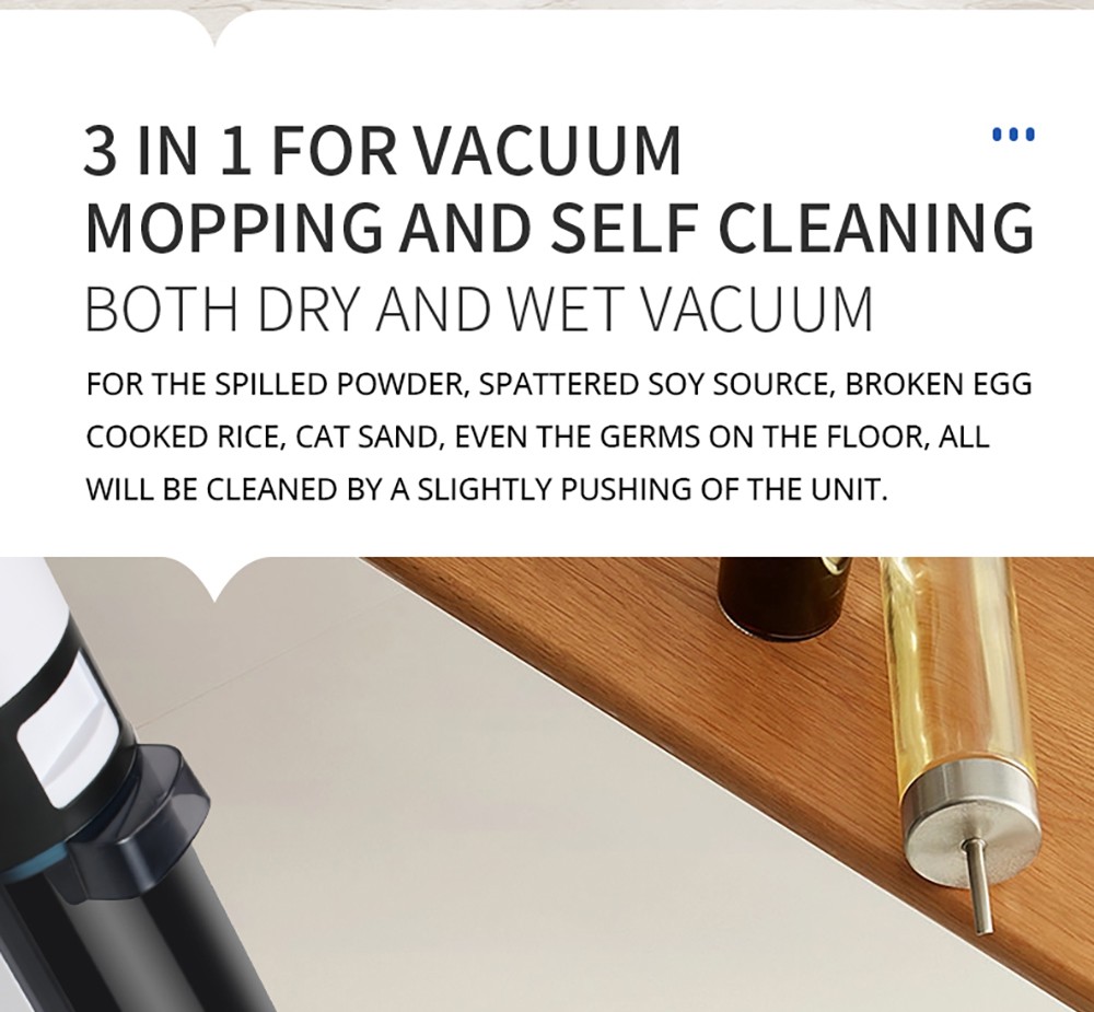Liectroux i7 Pro Cordless Wet Dry Vacuum Cleaner, 14000Pa Suction, Self-Cleaning, Self-Drying, 600ml Clean Water Tank, 35 Mins Runtime, LED Display, Voice Control, Low Noise