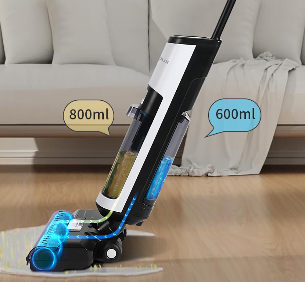 Liectroux i7 Pro Cordless Wet Dry Vacuum Cleaner, 14000Pa Suction, Self-Cleaning, Self-Drying, 600ml Clean Water Tank, 35 Mins Runtime, LED Display, Voice Control, Low Noise