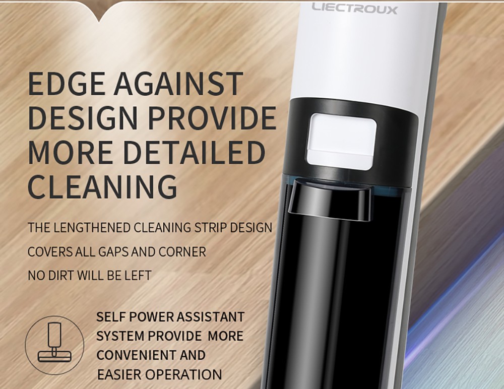 Liectroux i7 Pro Cordless Wet Dry Vacuum Cleaner, 14000Pa Suction, Self-Cleaning, Self-Drying, 600ml Clean Water Tank, 35 Mins Runtime, LED Display, Voice Control, Low Noise