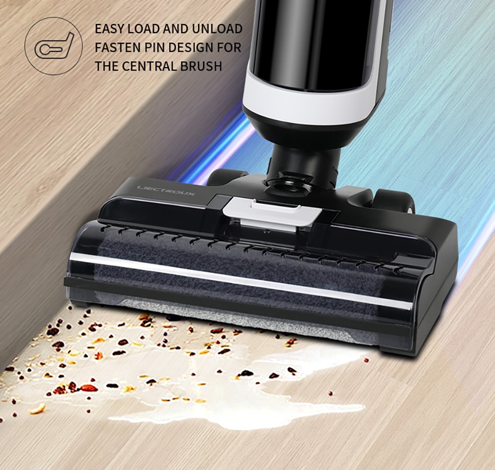 Liectroux i7 Pro Cordless Wet Dry Vacuum Cleaner, 14000Pa Suction, Self-Cleaning, Self-Drying, 600ml Clean Water Tank, 35 Mins Runtime, LED Display, Voice Control, Low Noise